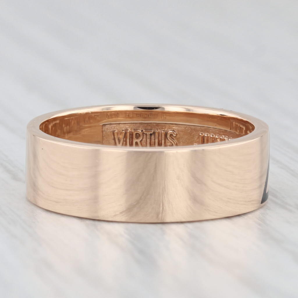 14th Degree Yod Masonic Band 10k Yellow Gold Size 7.5 Scottish Rite Ring