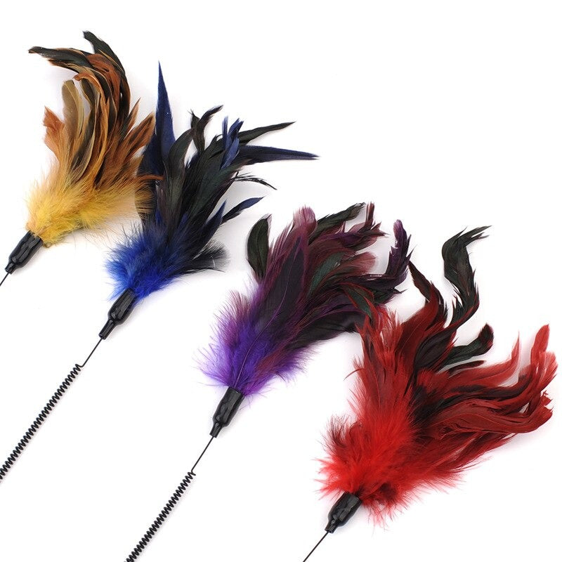 3-Style Cat Feather Stick