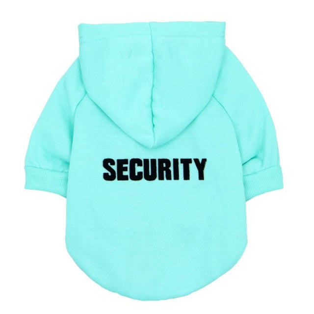 Security Printed Dog Cat Hoodies