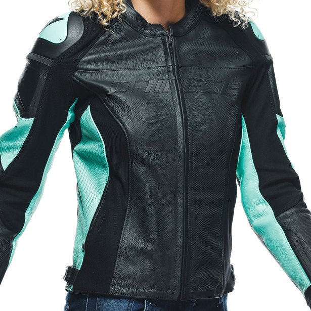 RACING 4 LADY LEATHER JACKET