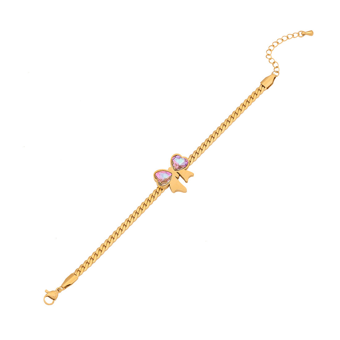 Fashion Bowknot Bowknot Stainless Steel Electroplating Necklaces