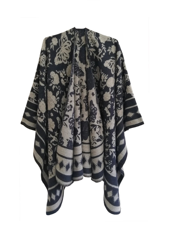 Women's Streetwear Geometric Acrylic Shawl