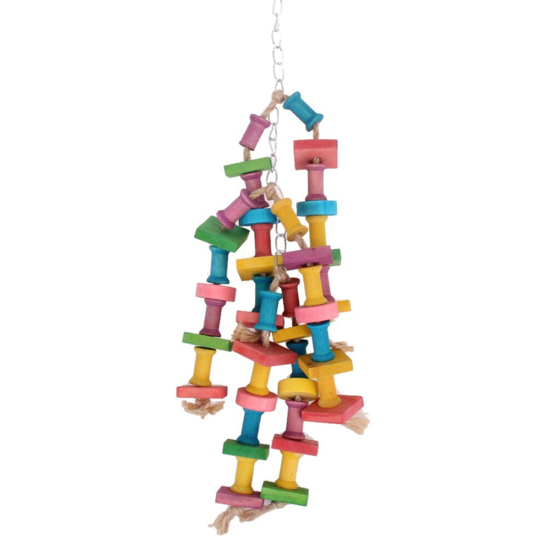 Bird Block Knot Chewing Toy
