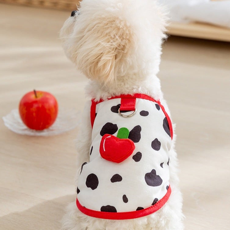 Cute Fruit Decor Dog Vest Harness
