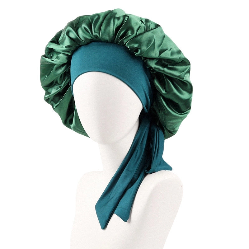 2 Pieces Women's Solid Color Solid Color Eaveless Hair Cap