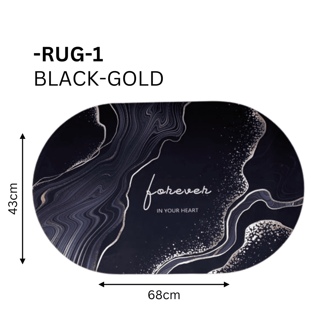 Luxury Non Slip Bath Rug Quick Dry