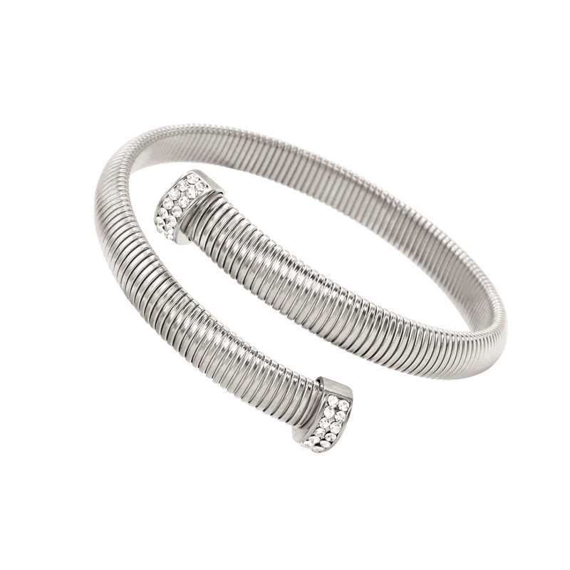Hip-Hop Minimalist Commute Geometric 304 Stainless Steel 316 Stainless Steel  Zircon 18K Gold Plated Inlay Bracelets Earrings Necklace