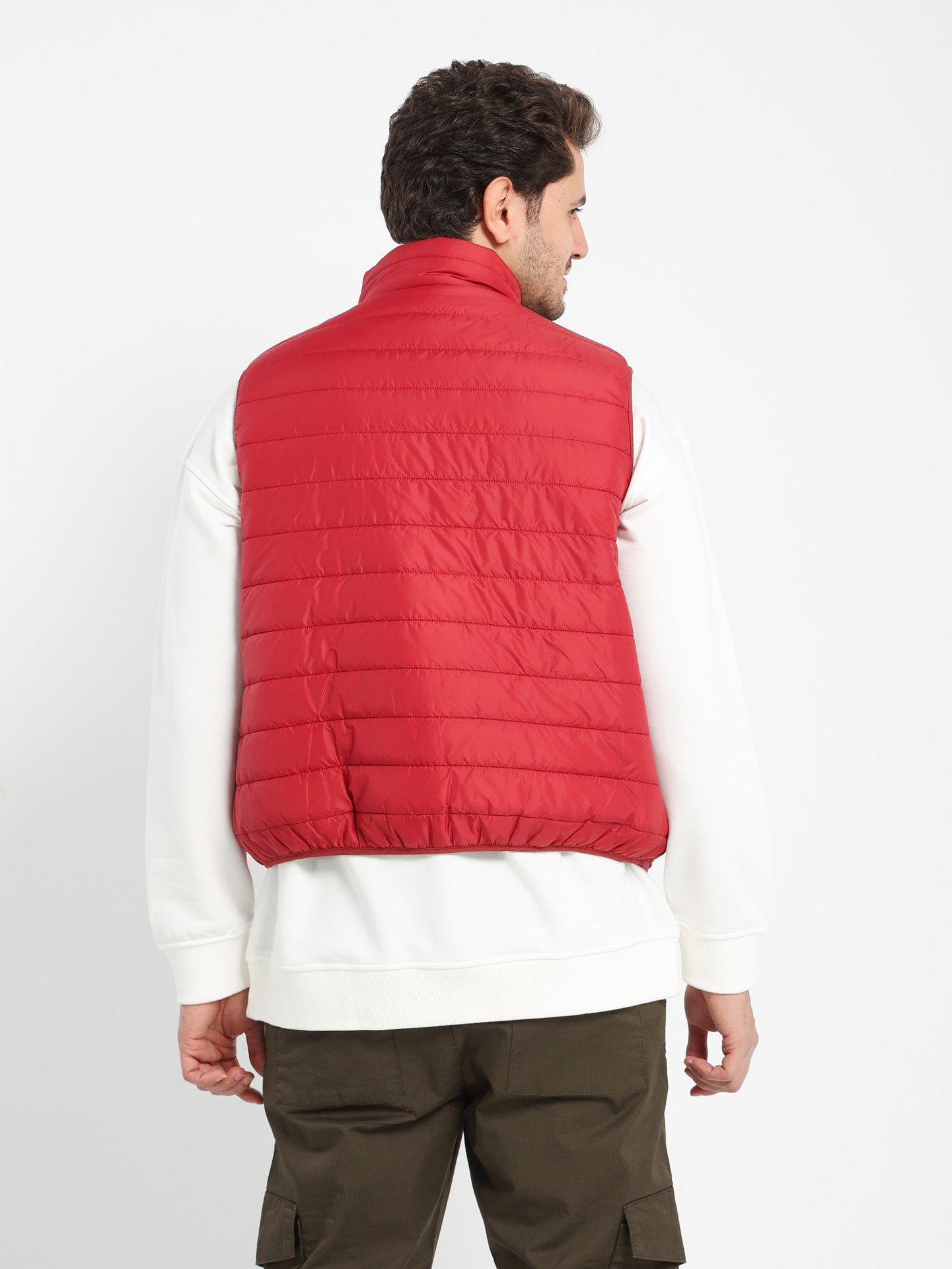 Textured Puffer Vest