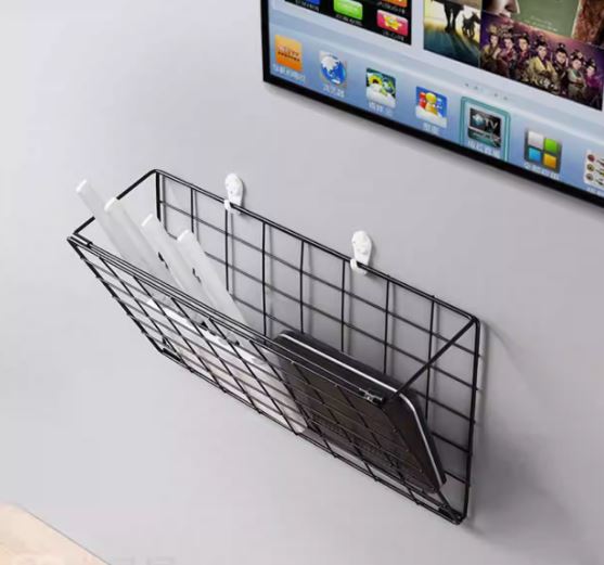 Router Rack Placement Rack Home Living Room Wall-Mounted TV Set-Top Box Wifi Storage Rack