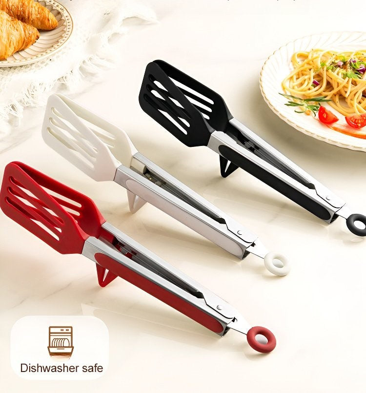 Non-Slip Silicon Tongs for Cooking