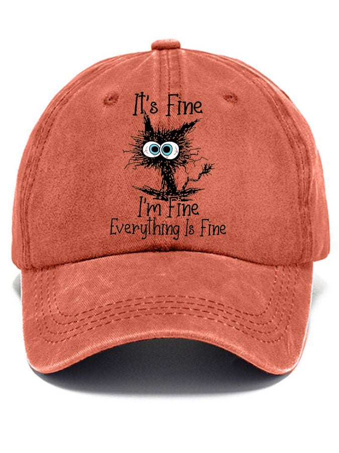 Funny Black Cat Hat