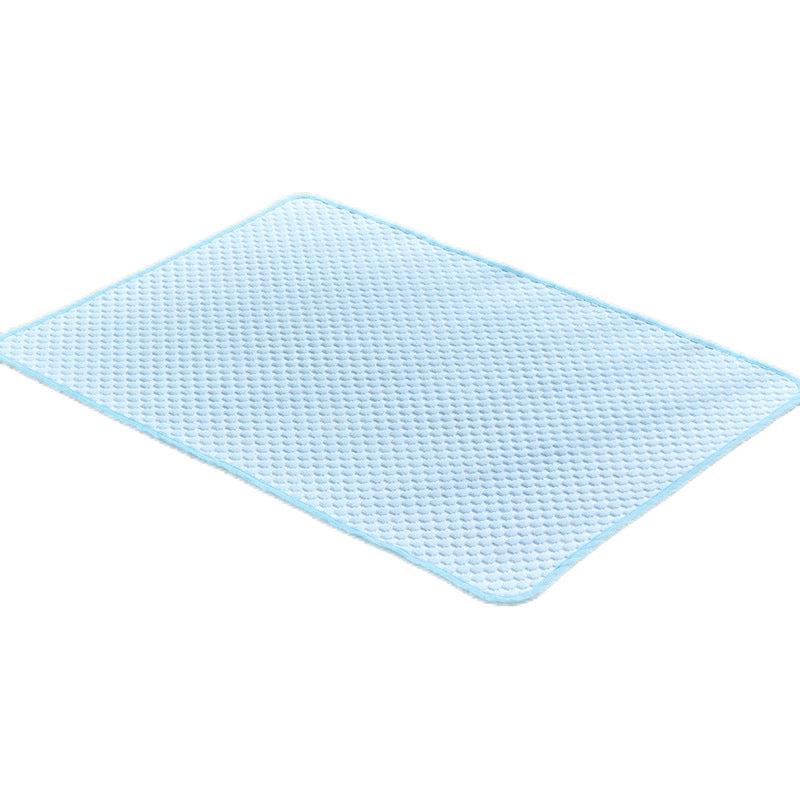 Summer Pet Ice Silk Pad Cooling And Cooling Dog Pad Cat Pad Portable Car Home Cold Pad Breathable Sleeping Pad Mattress