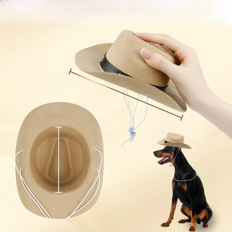 Classic Dog Western Cowboy Hat Mini Toy Hat Puppy Pet Dog Cat Pet Pie Direct Supply