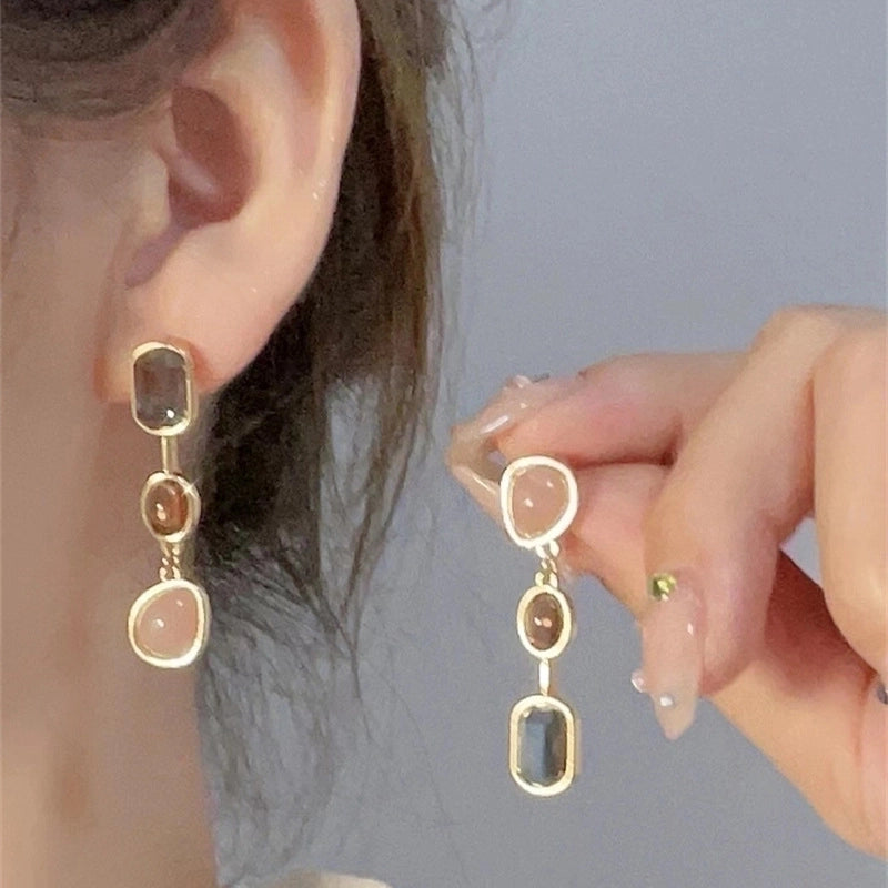 1 Pair Fashion Heart Shape Flower Bow Knot Inlay Copper Alloy Artificial Pearls Zircon Earrings