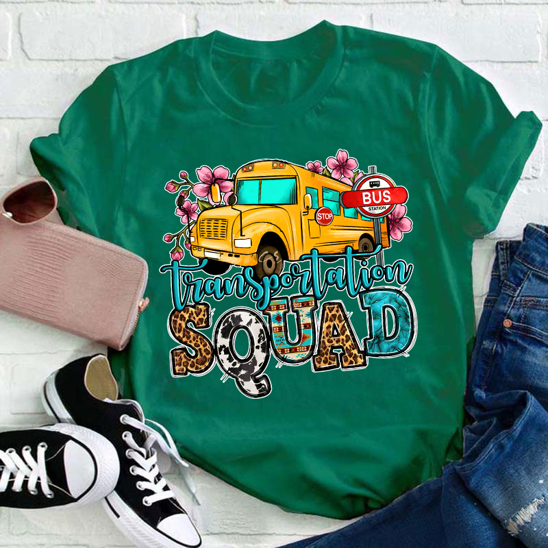 Transportation Squad Teacher T-Shirt