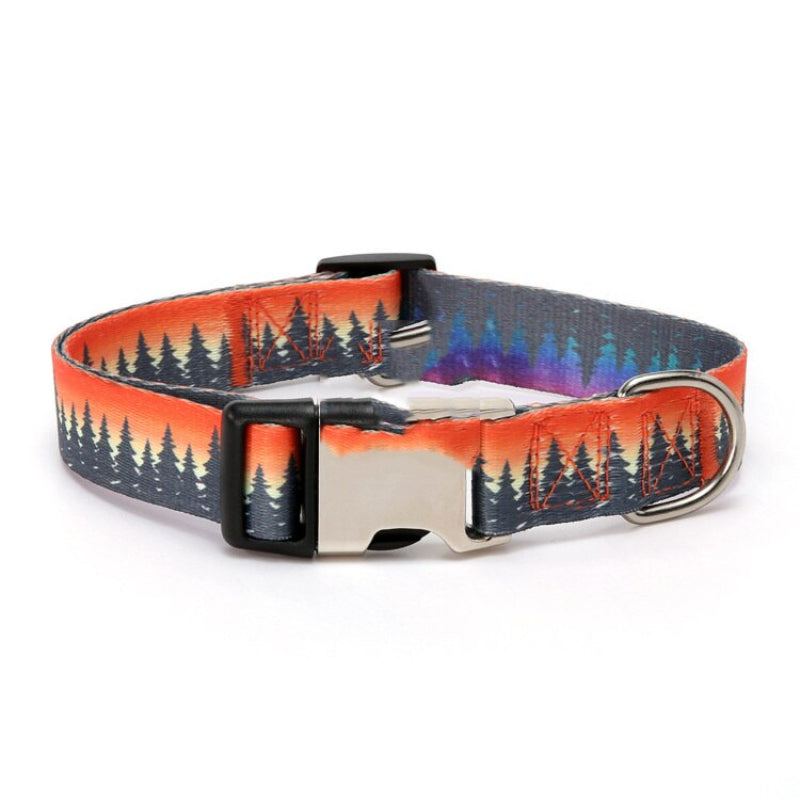 Printed Adjustable Pet Collar