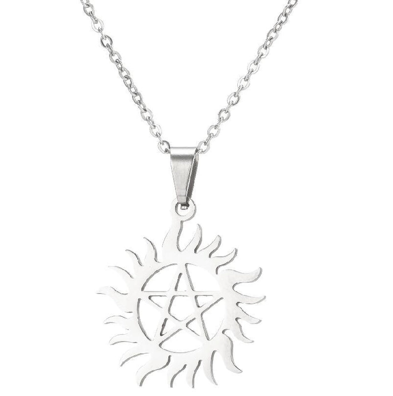 Fashion Geometric 201 Stainless Steel 18K Gold Plated Plating Stainless Steel Necklaces