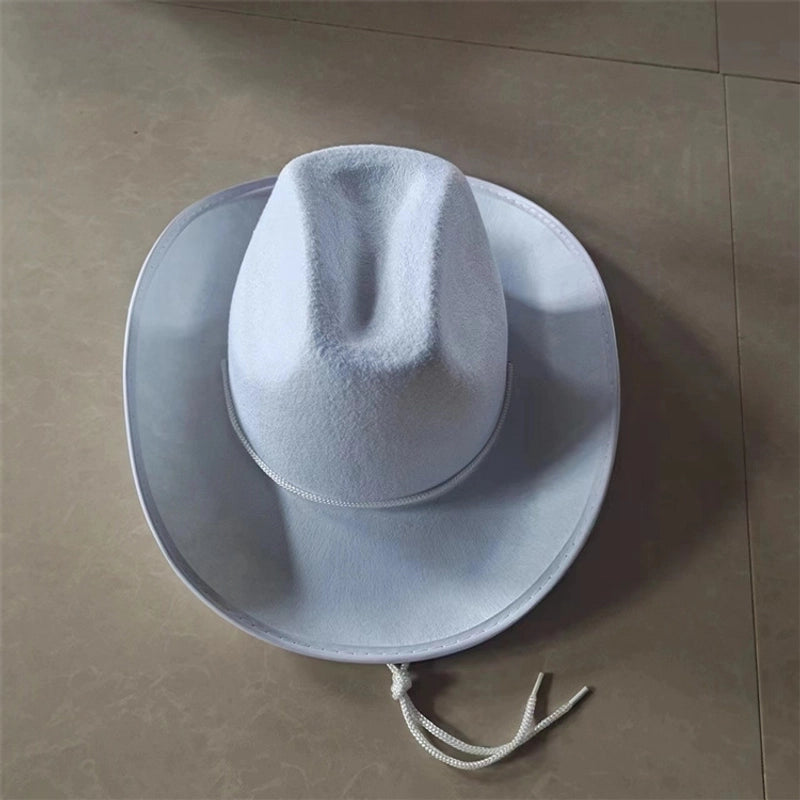 Sweet Cool Wind  Wind Streetwear Christmas Gift Box Christmas Bells Elk Cowboy Hat