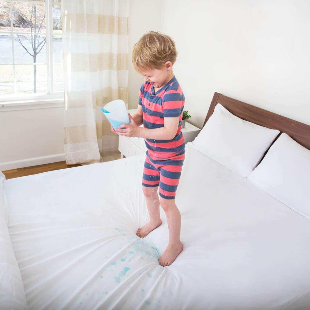 Water Proof- Mattress Protector (White)