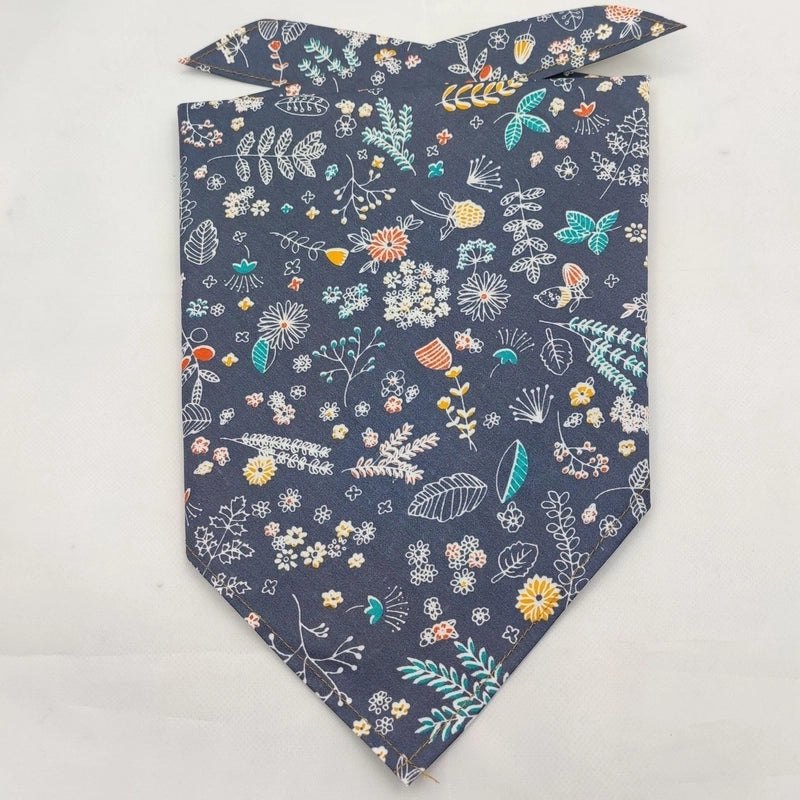 Cartoon Style Cotton Flower Printing Pet Saliva Towel