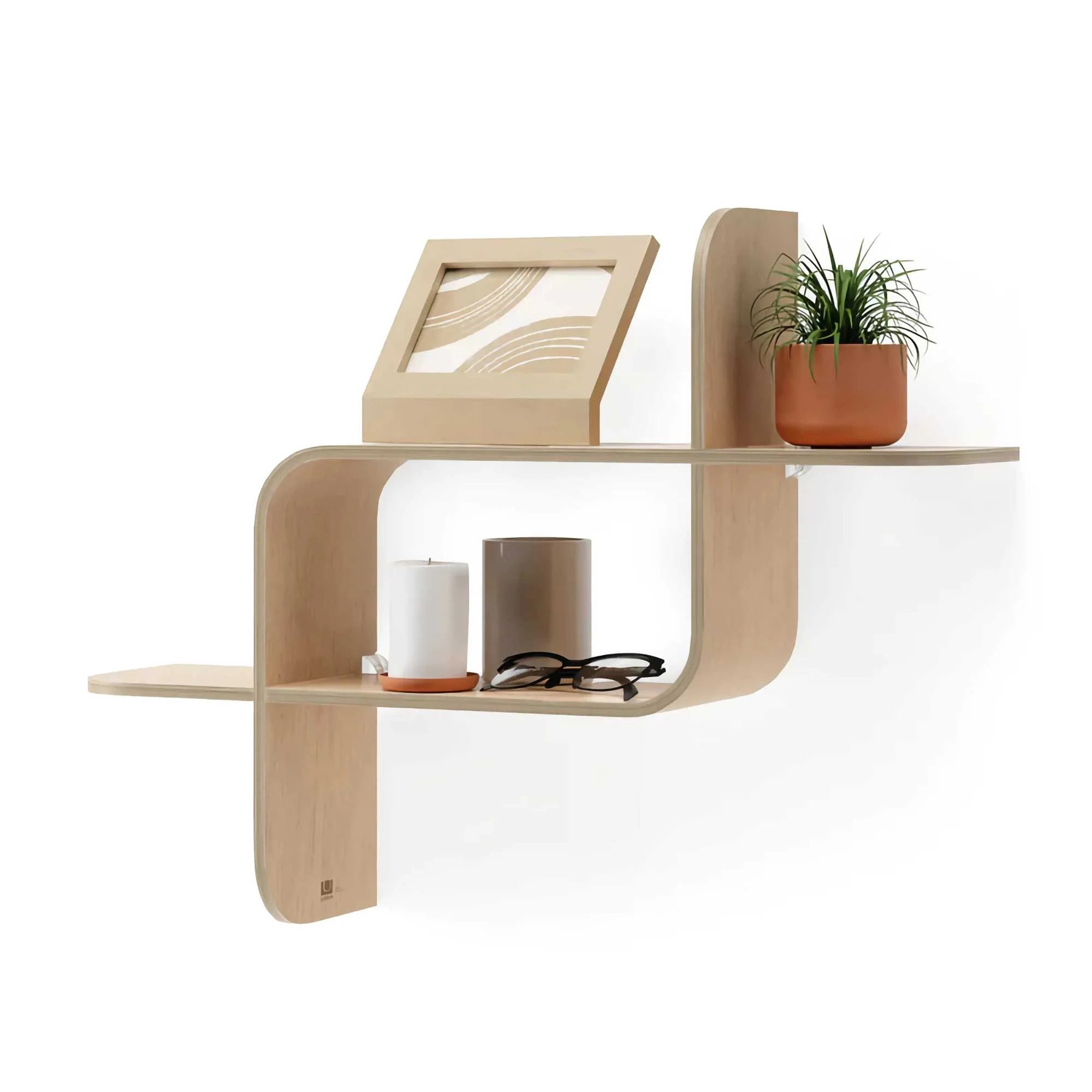 Umbra Montage Shelf. Natural