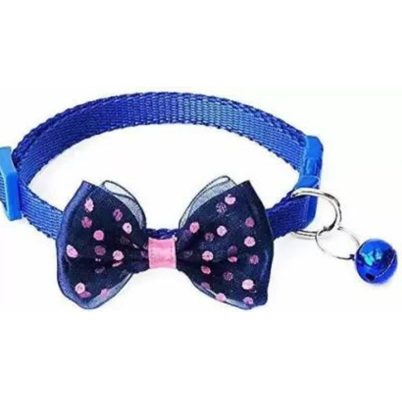 Polyester Dog Collars With Bowknot Bells