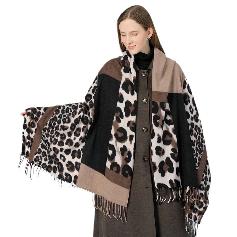 Women's Ethnic Style Color Block Polyester Printing Shawl