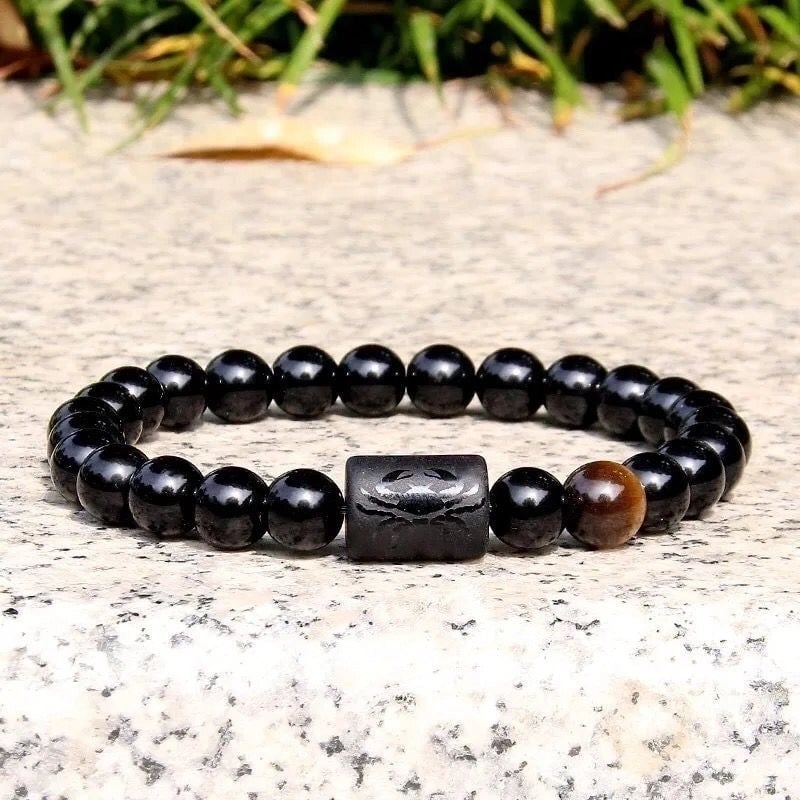 Minimalist Constellation Natural Stone Beaded Carving Bracelets