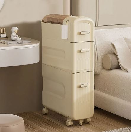 Multifunctional Bathroom/Laundry/Bedroom/Kitchen Organizer Side Corner Unit. Floor Cabinet