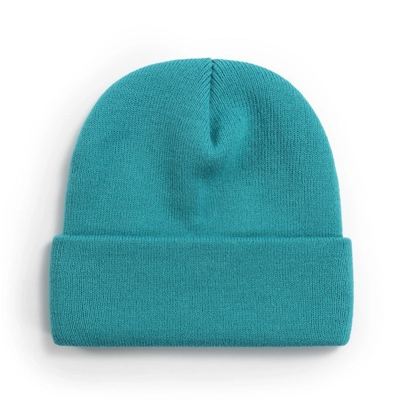Unisex Minimalist Solid Color Eaveless Wool Cap