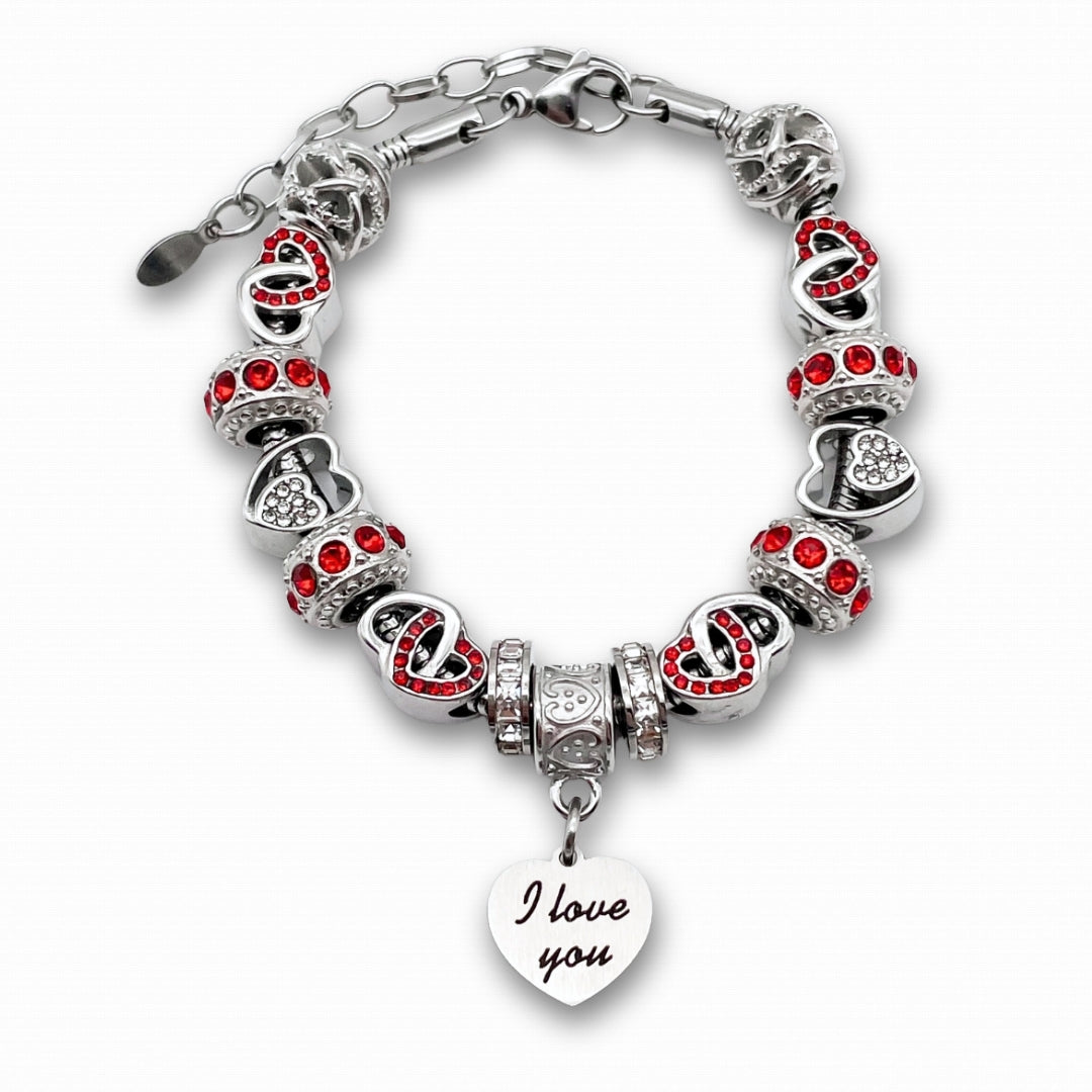 I Love You Bracelet - Stainless Steel