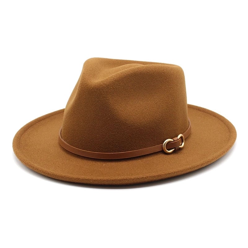 New Dragon And Phoenix Woolen Hat Men And Women Couple Hat Big Brim Straight Edge Hat Fashion Jazz Hat