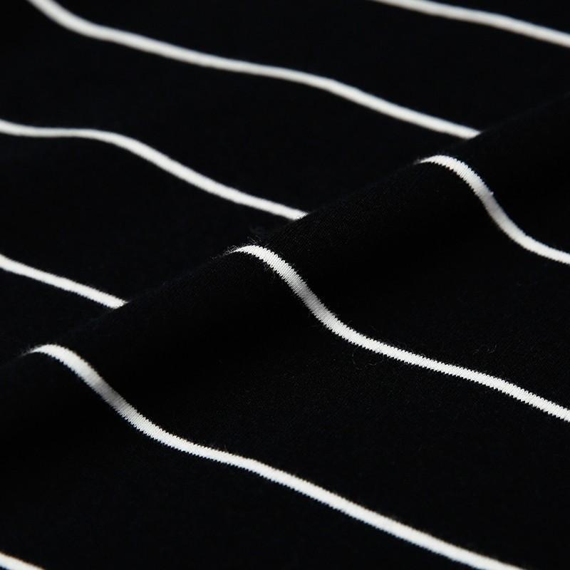Vintage Styled Striped Turtleneck Shirt