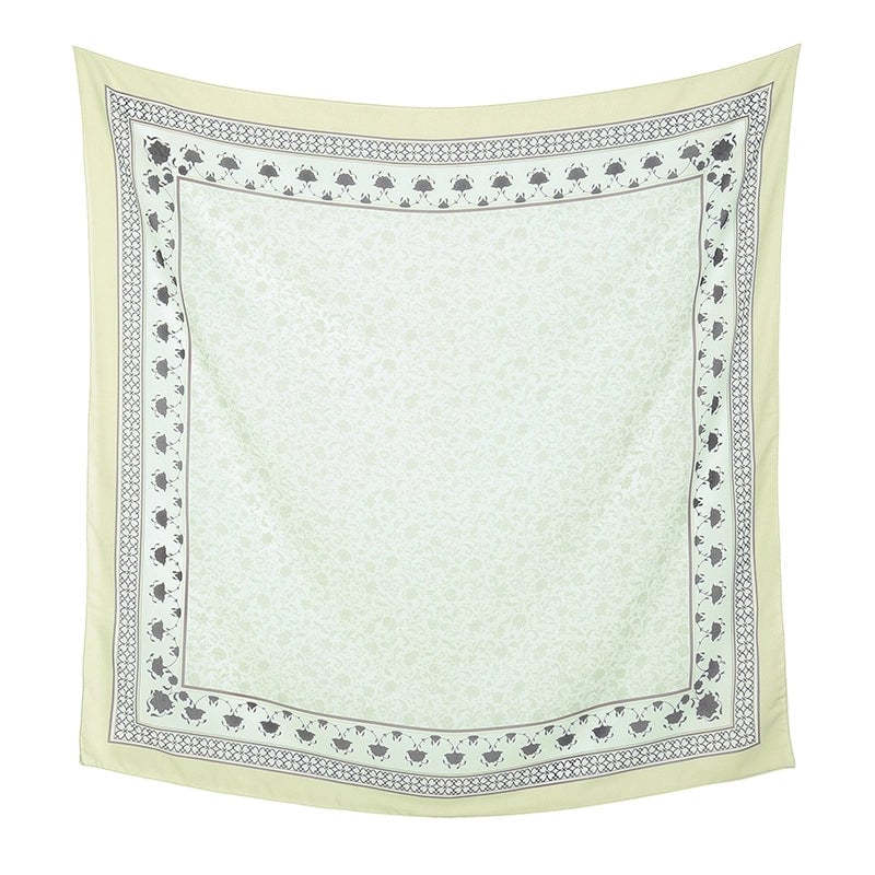 Women's Sweet Flower Polyester Kerchief
