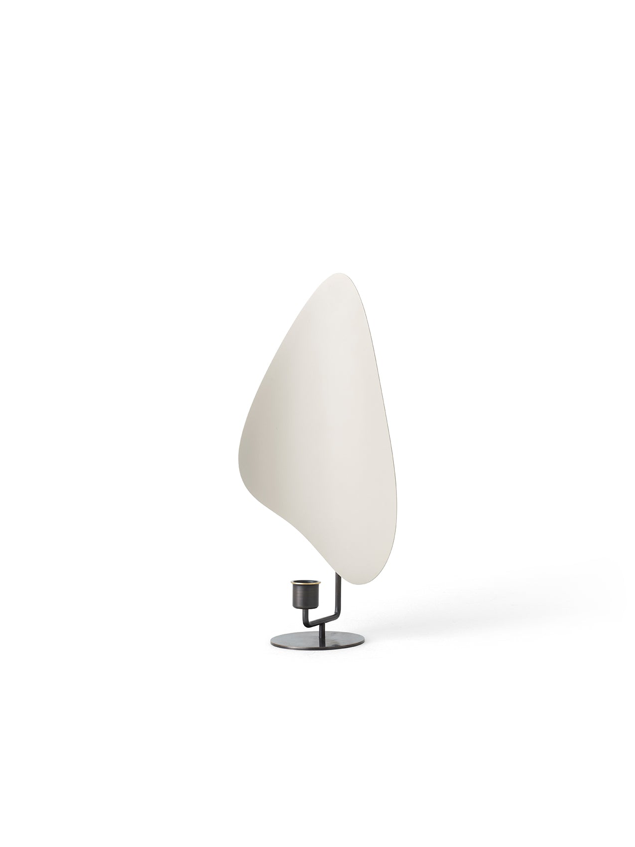 Flambeau Table Candle Holder. Grey