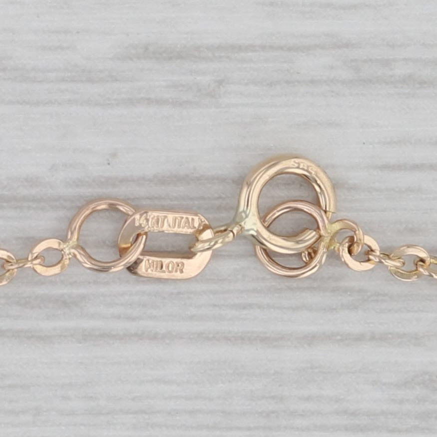 Long Cable Chain Necklace 14k Yellow Gold 32 1mm