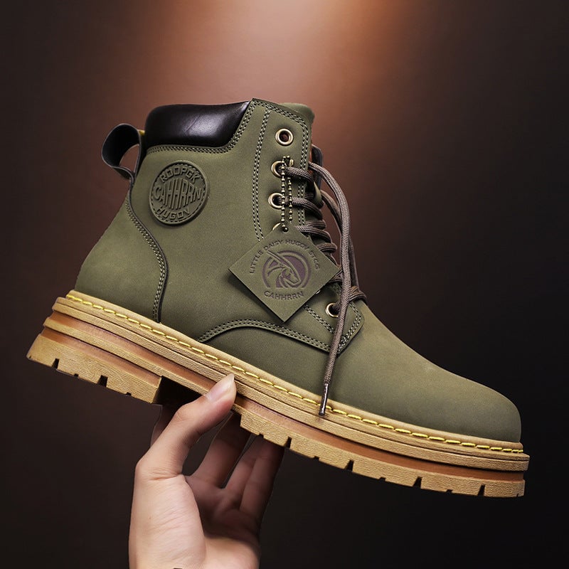Men's Trendy Lace-up Martin Boots