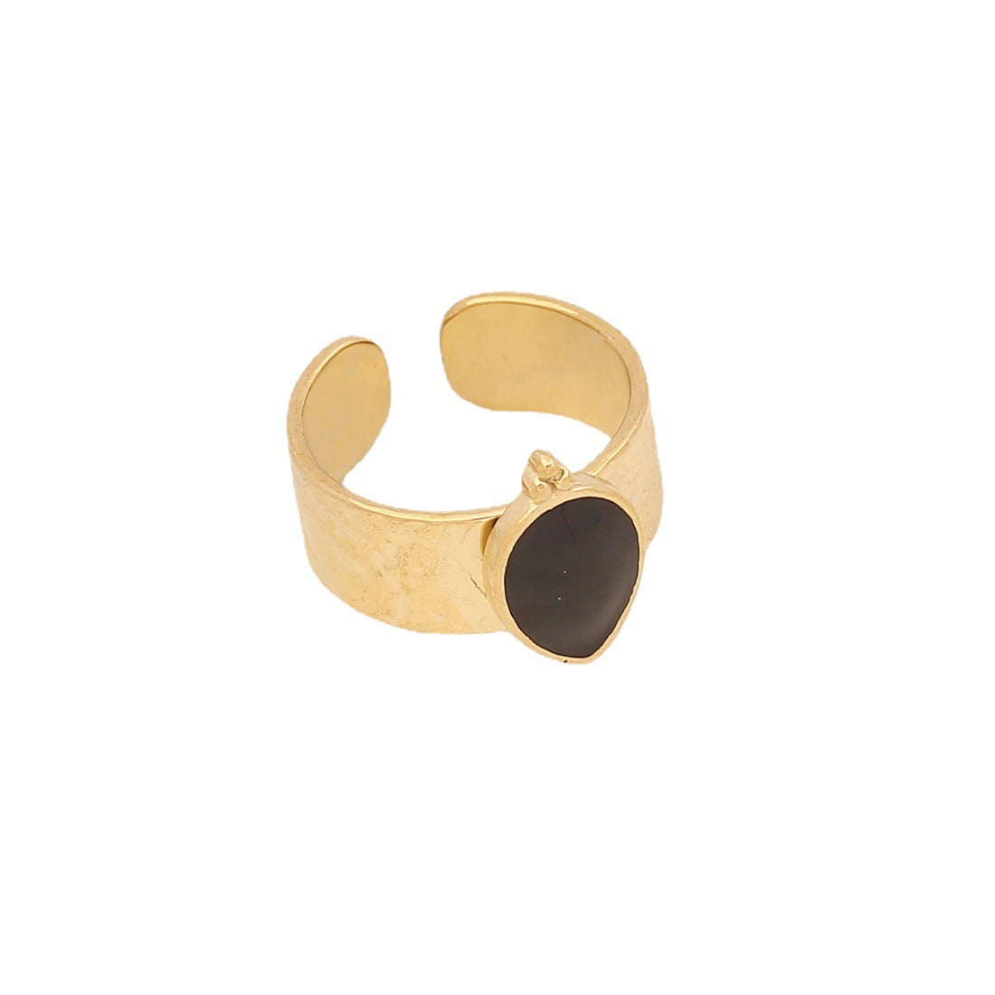 Women IG Style Bowknot Wave Stainless Steel Electroplating Rings