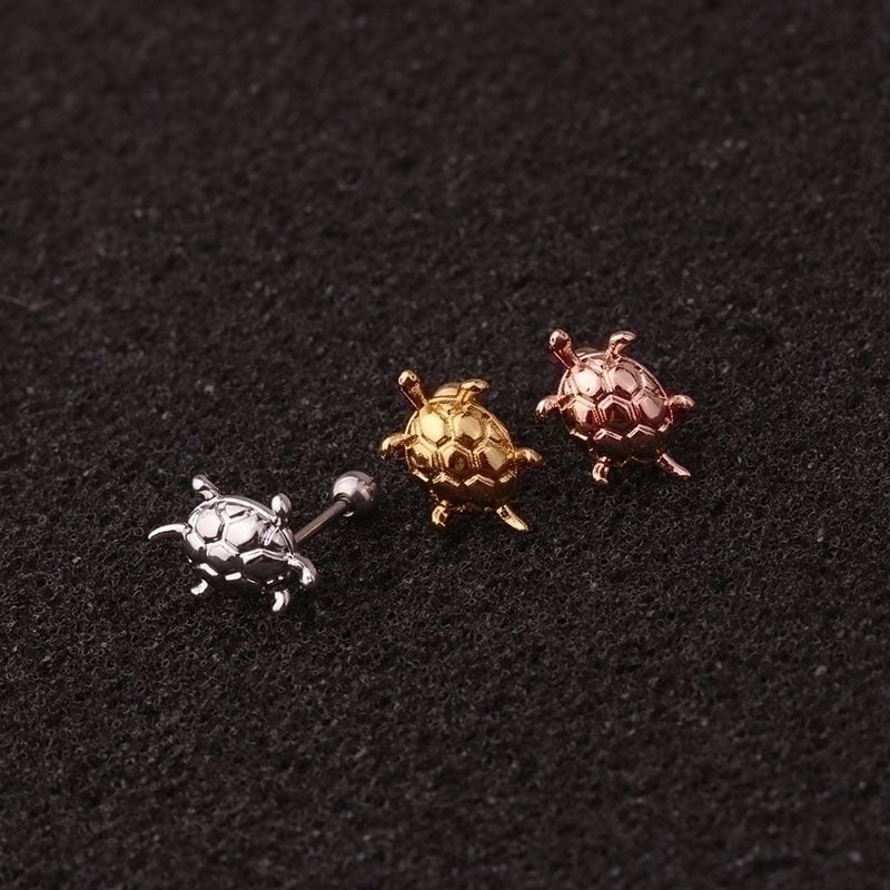 Ear Cartilage Rings & Studs Exaggerated Animal 316L Stainless Steel  Copper