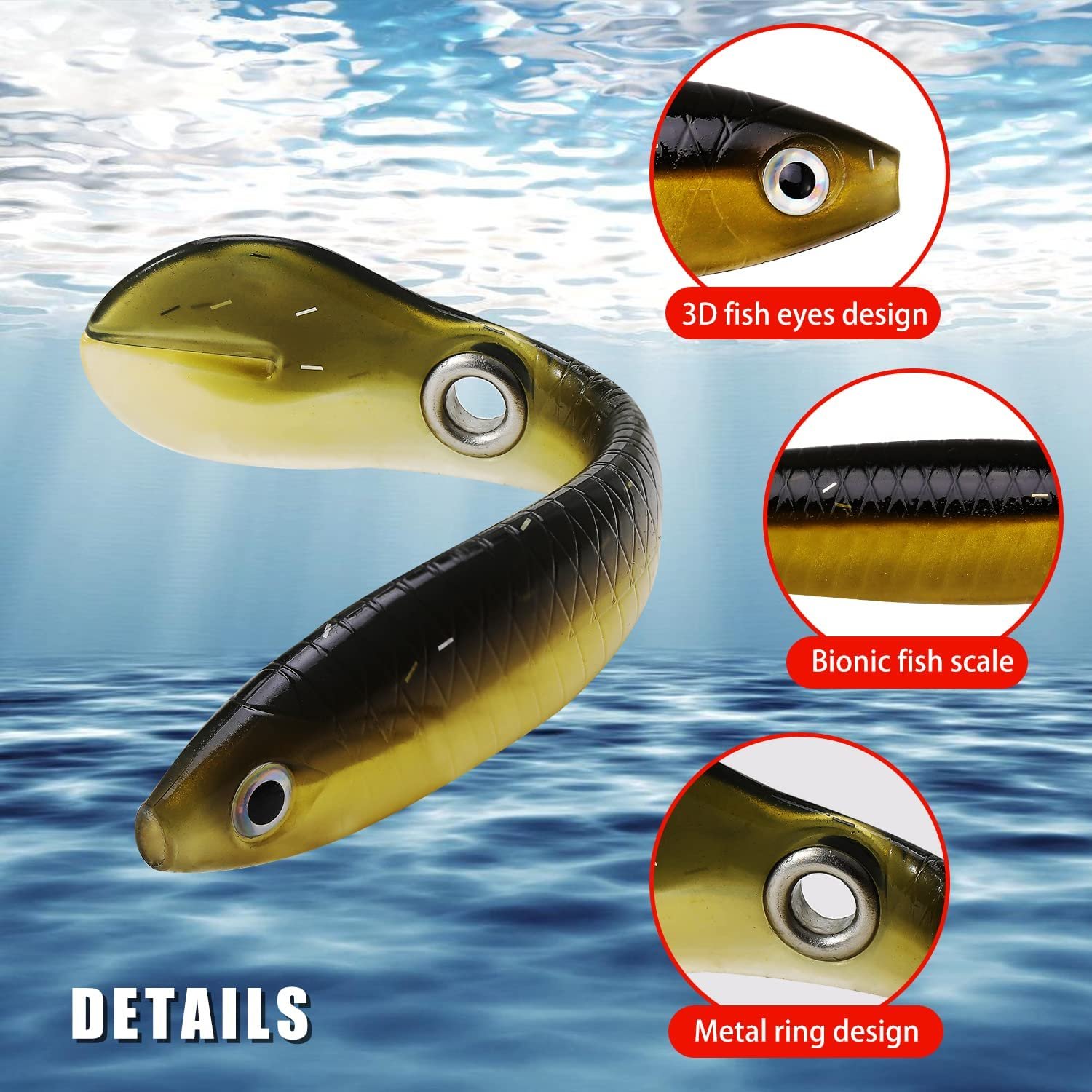 🔥  Promotion 47%OFF🔥 Soft Bionic Fishing Lures