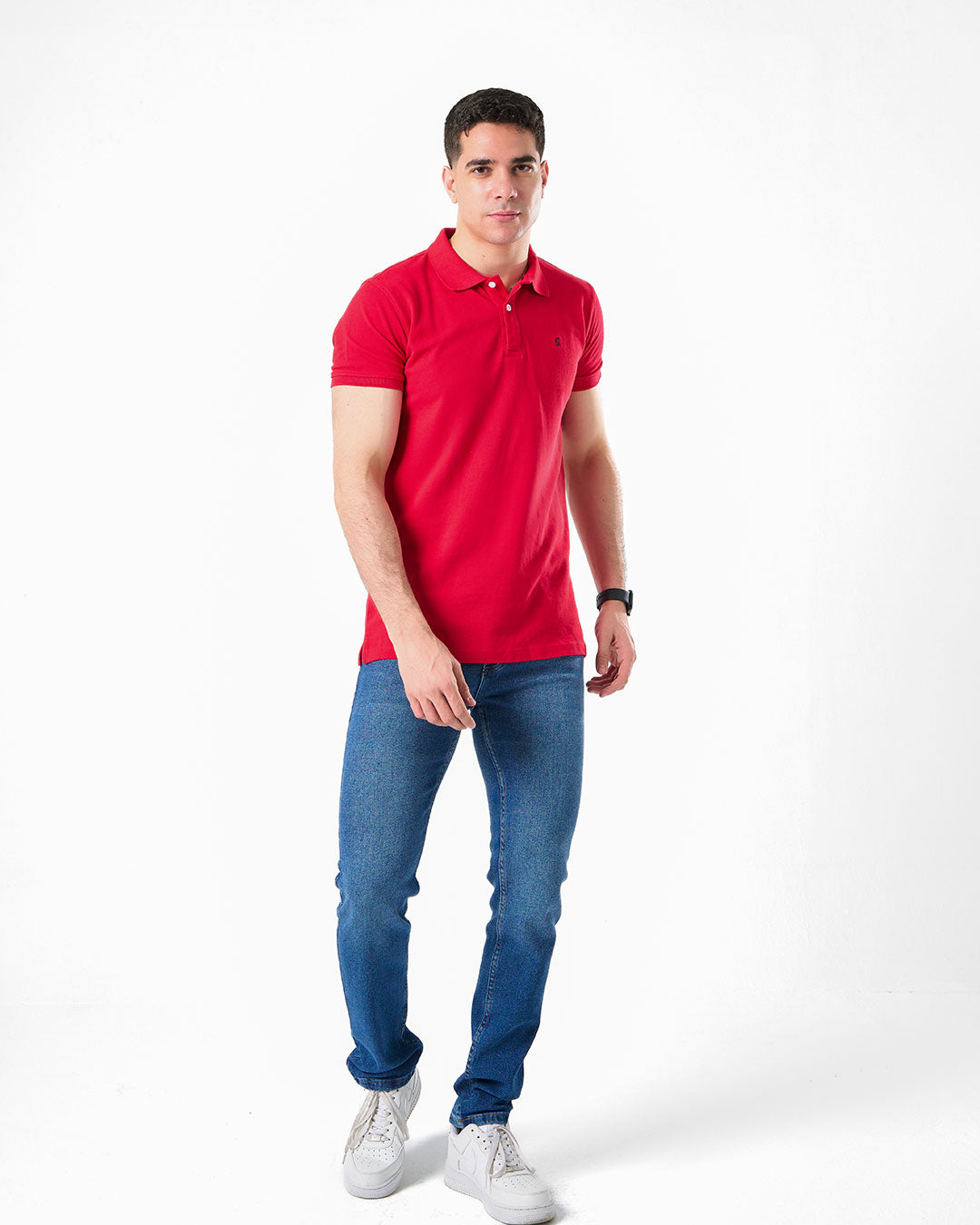 Embroidered Mens Short Sleeve Polo T-shirt