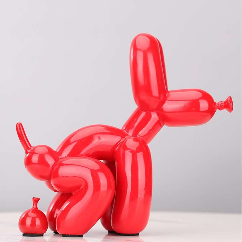 Balloon Dog Doing Business Sculpture