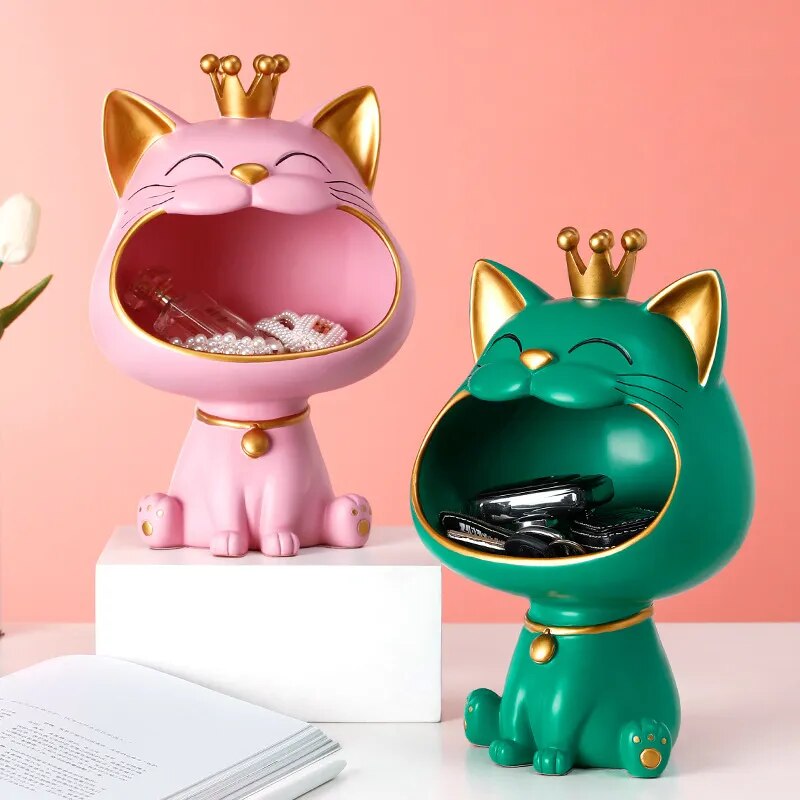 Lucky Cat Storage Bin