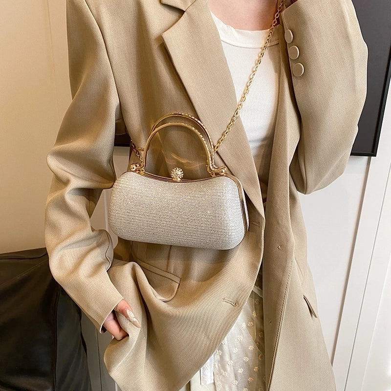Arylic Solid Color Evening Bags