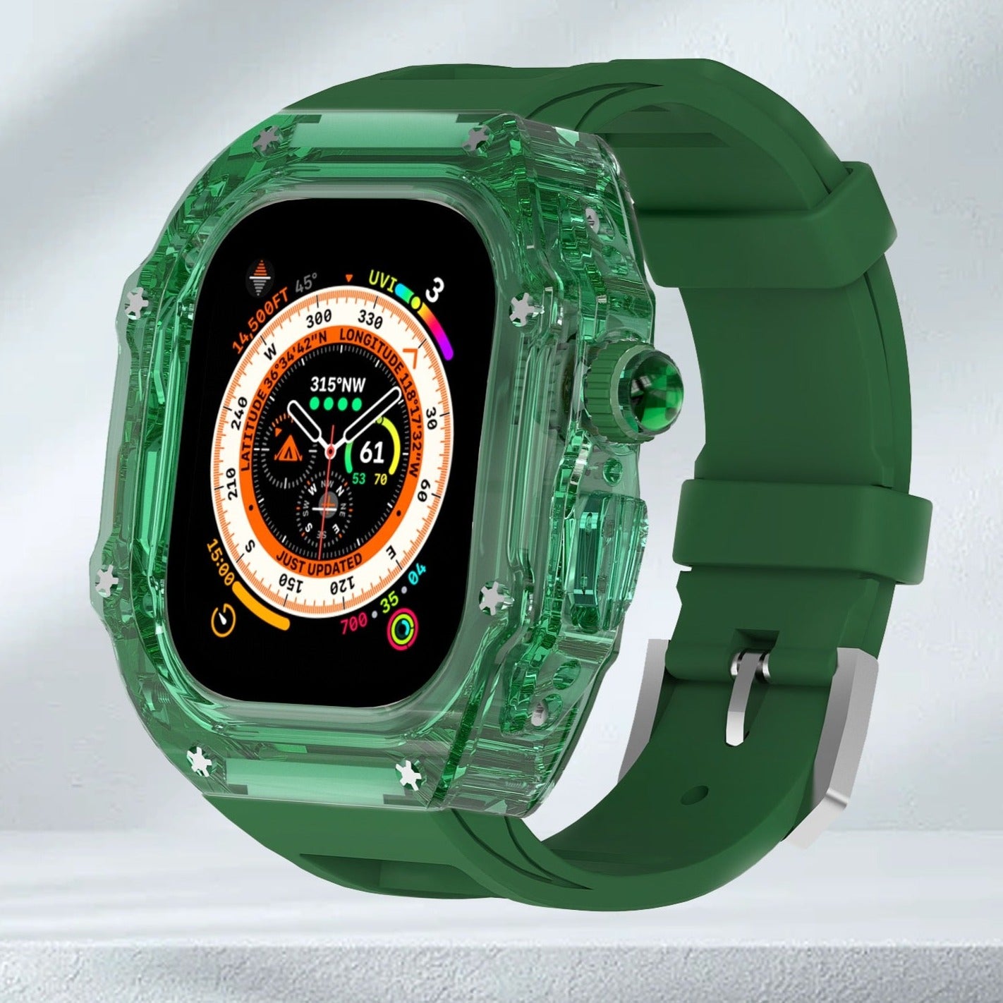 Transparent Luxury Apple Watch Cases for Apple Watch Ultra and Ultra 2