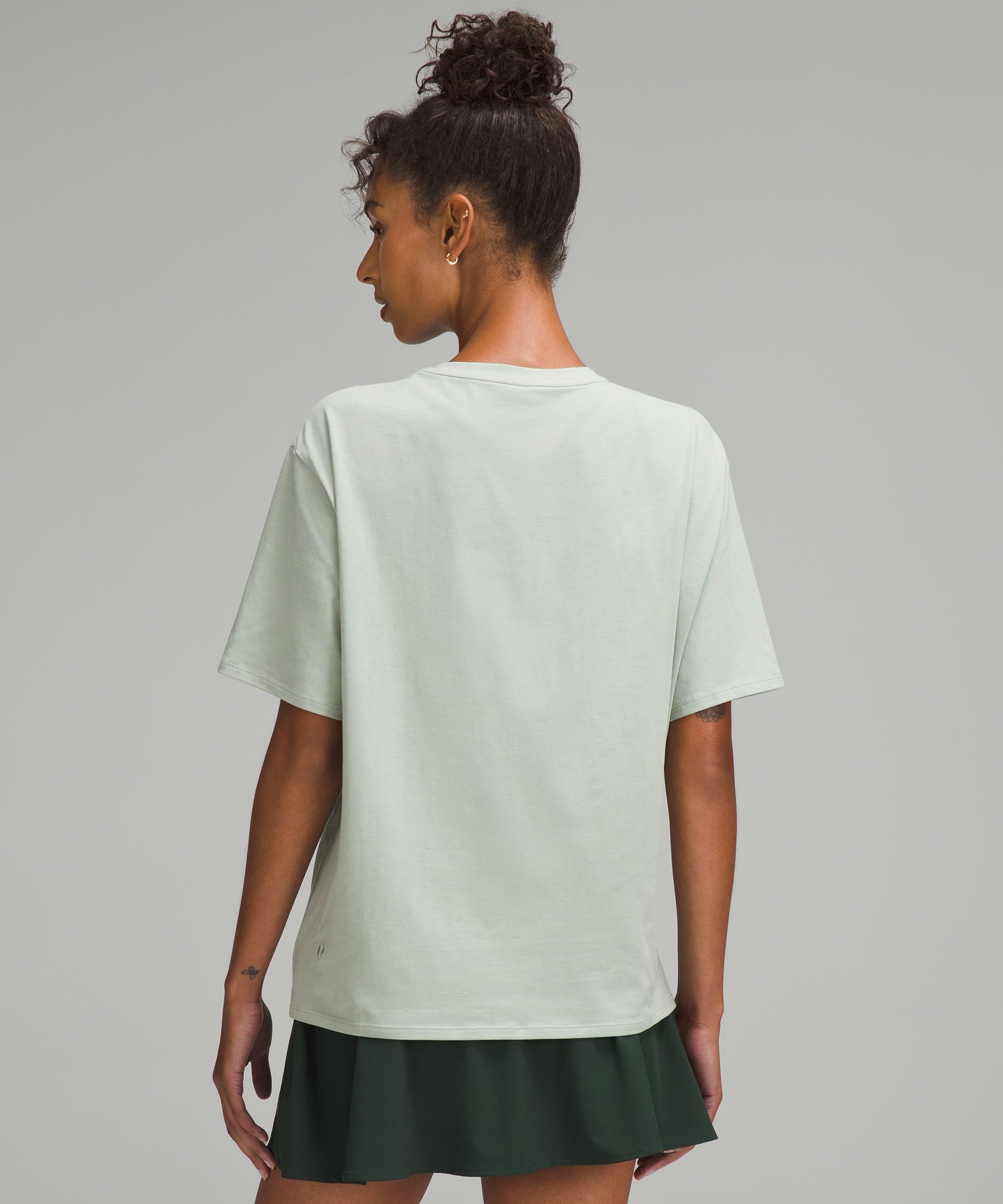 Twist-Front Oversized T-Shirt