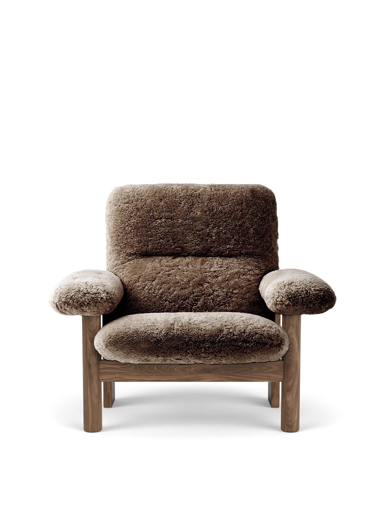Brasilia Lounge Chair. Sheepskin