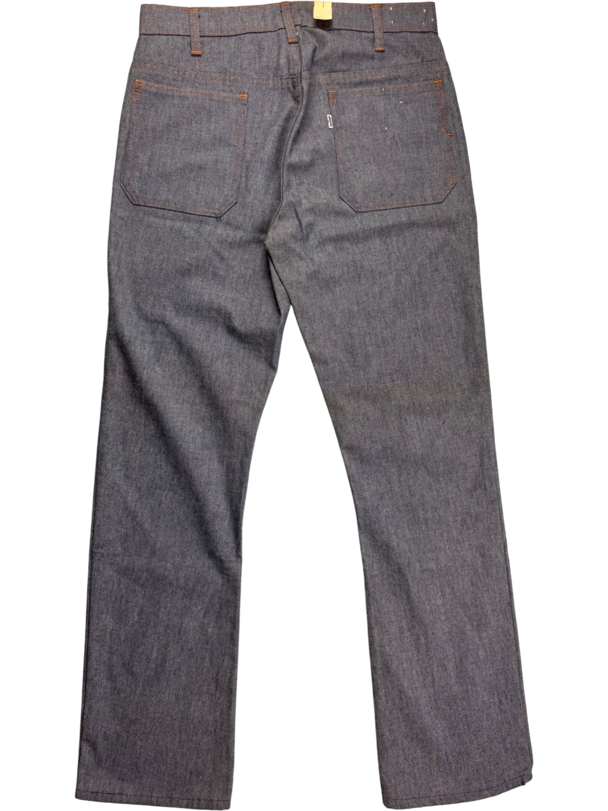 Deadstock 1970s Levi's Straight Leg Contrast Stitch Jeans
