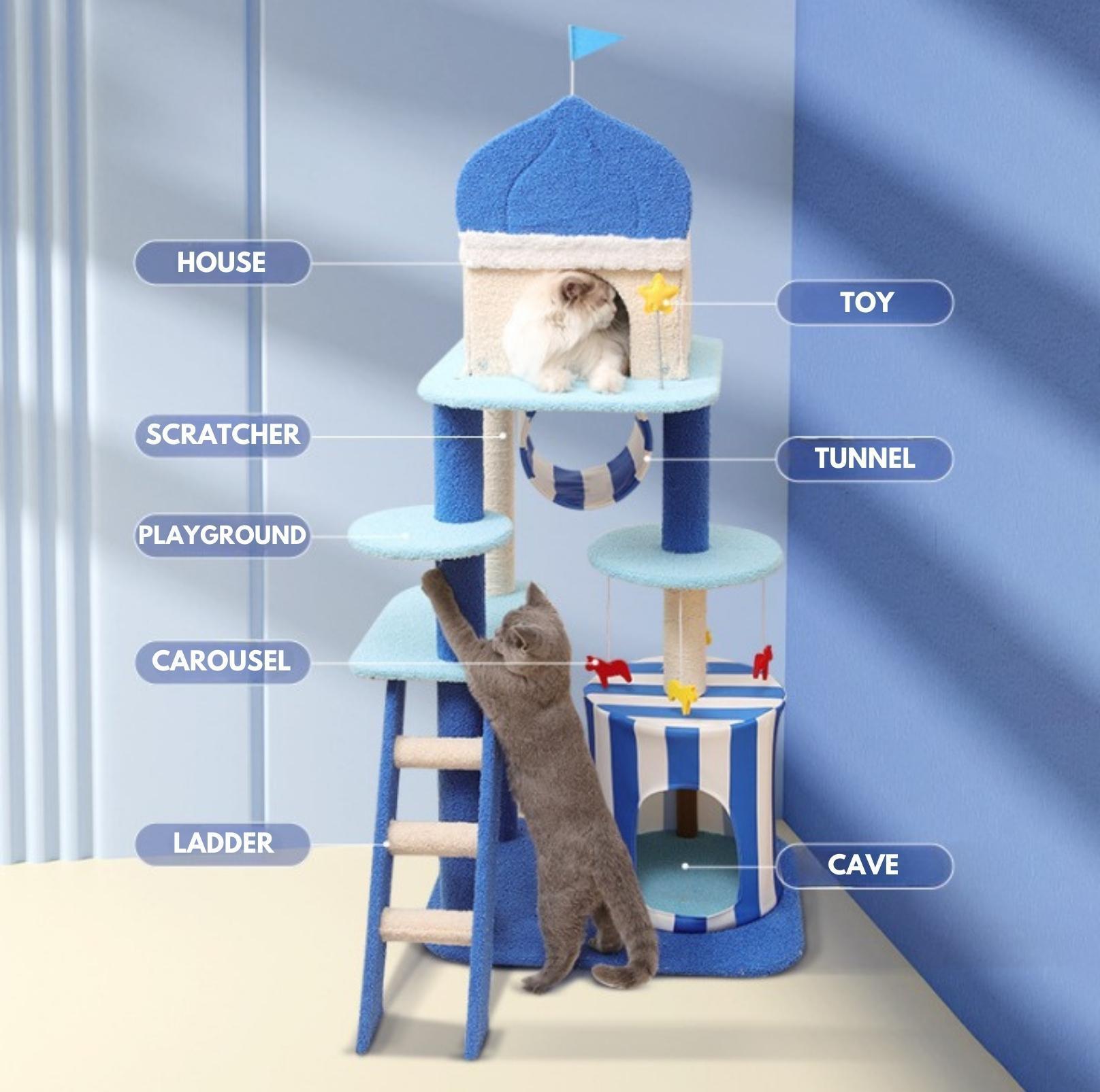 Wonderland In The Aegean Sea Cat Tree & Scratching Post