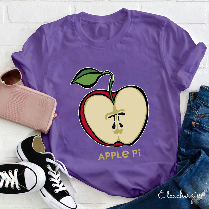 Apple Pi Day Teacher T-Shirt